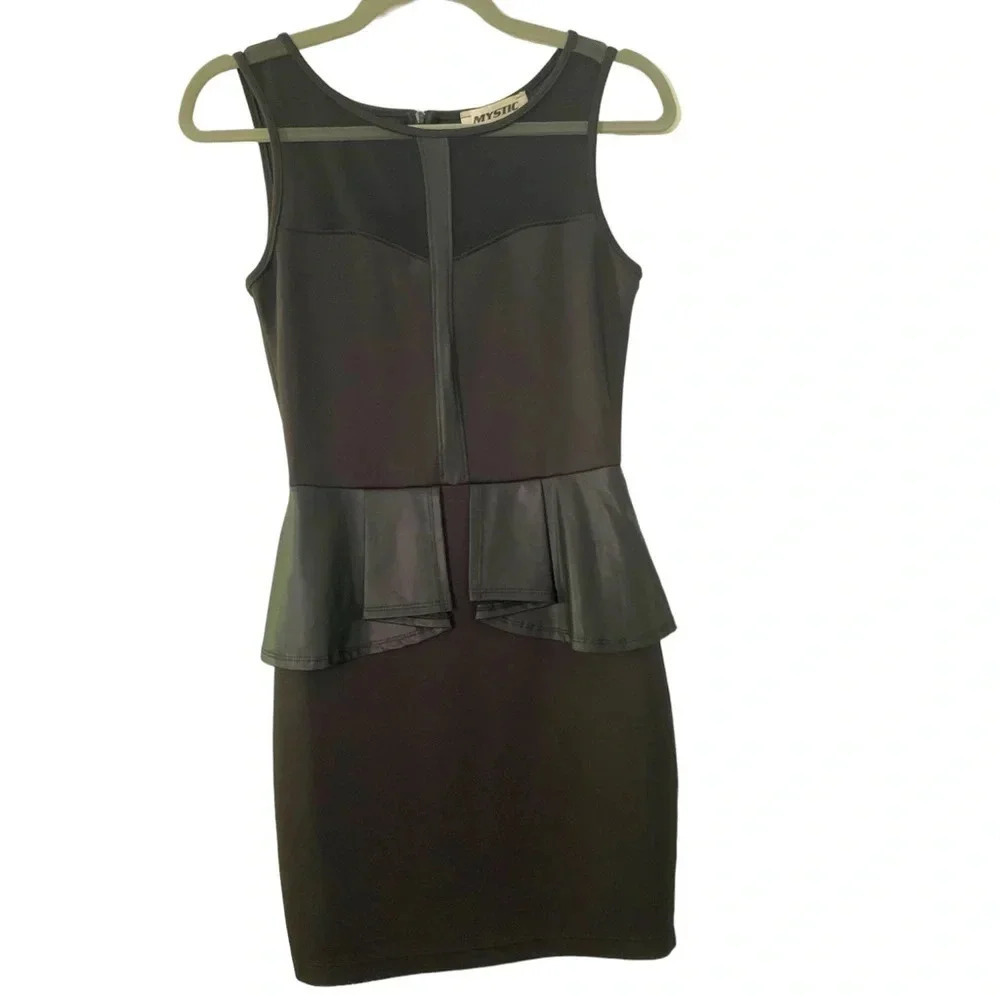 Mystic Peplum Bodycon Dress